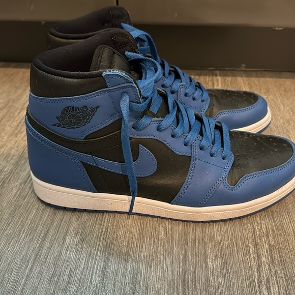 Jordan 1 Retro Dark Blue sz 10.5 - Picture 1 of 3